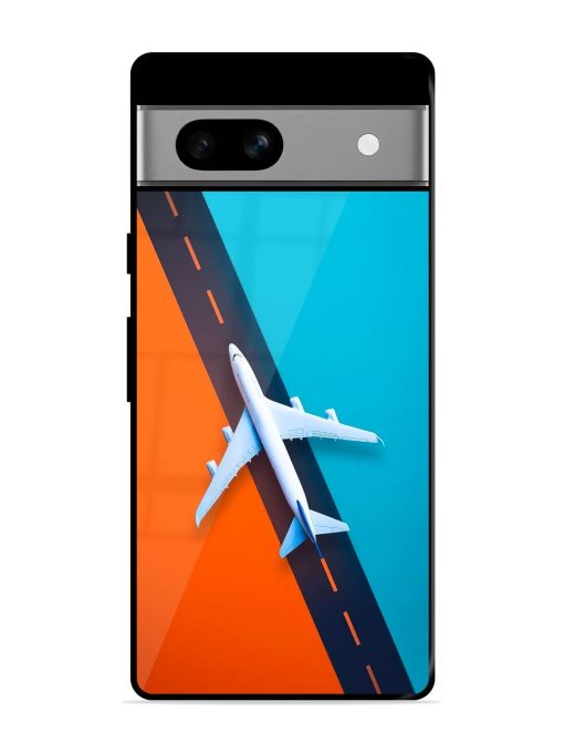 Skyward Bound Glossy Soft Edge Case for Google Pixel 7A Chachhi