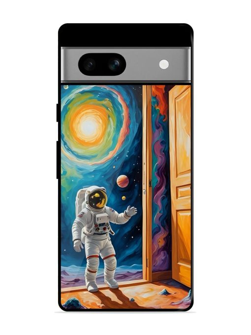 Artistic Space Glossy Soft Edge Case for Google Pixel 7A Chachhi