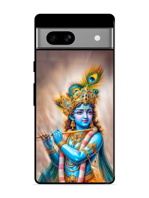 Divine Krishna Glossy Soft Edge Case for Google Pixel 7A Chachhi