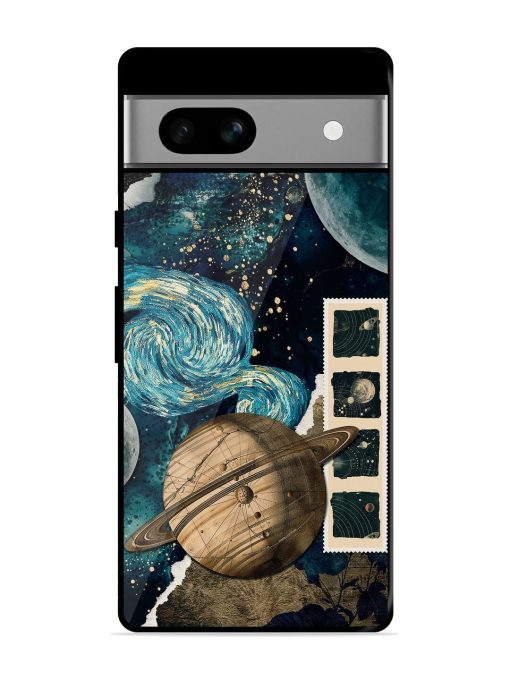 Celestial Tapestry Glossy Soft Edge Case for Google Pixel 7A Chachhi