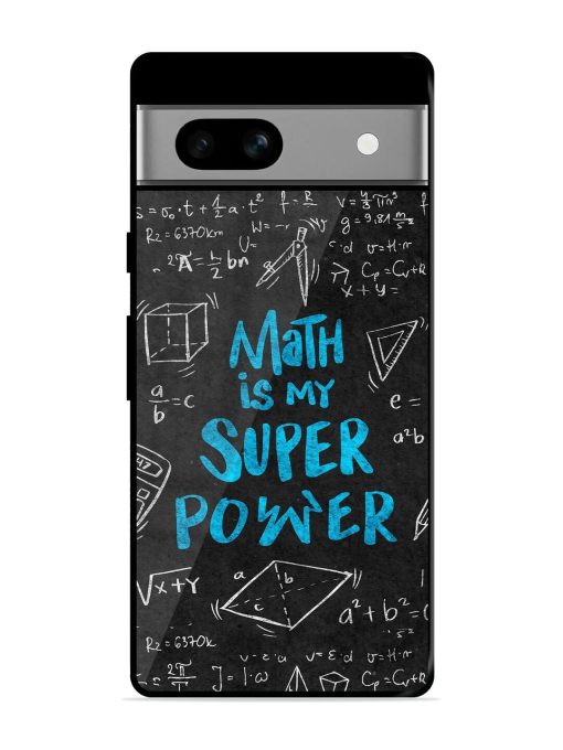 Math Magic Glossy Soft Edge Case for Google Pixel 7A Chachhi