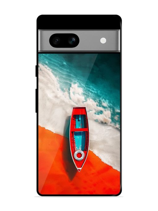 Crimson Tide Glossy Soft Edge Case for Google Pixel 7A Chachhi