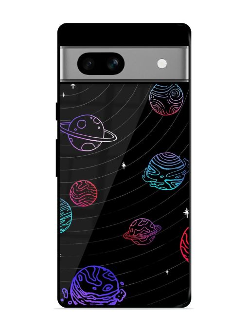 Cosmic Ballet Glossy Soft Edge Case for Google Pixel 7A Chachhi