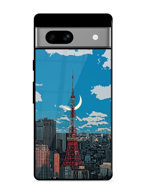 Tokyo Twilight Glossy Soft Edge Case for Google Pixel 7A Chachhi