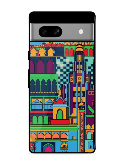 Indian Tapestry Glossy Soft Edge Case for Google Pixel 7A Chachhi