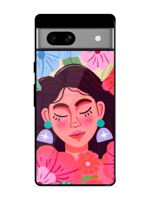 Blooming Serenity Glossy Soft Edge Case for Google Pixel 7A Chachhi