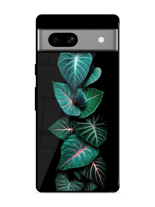 Emerald Elegance Glossy Soft Edge Case for Google Pixel 7A Chachhi