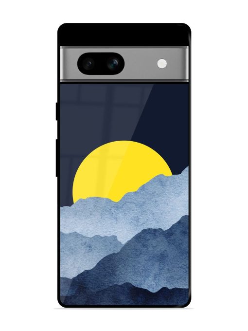 Golden Hour Horizon Glossy Soft Edge Case for Google Pixel 7A Chachhi