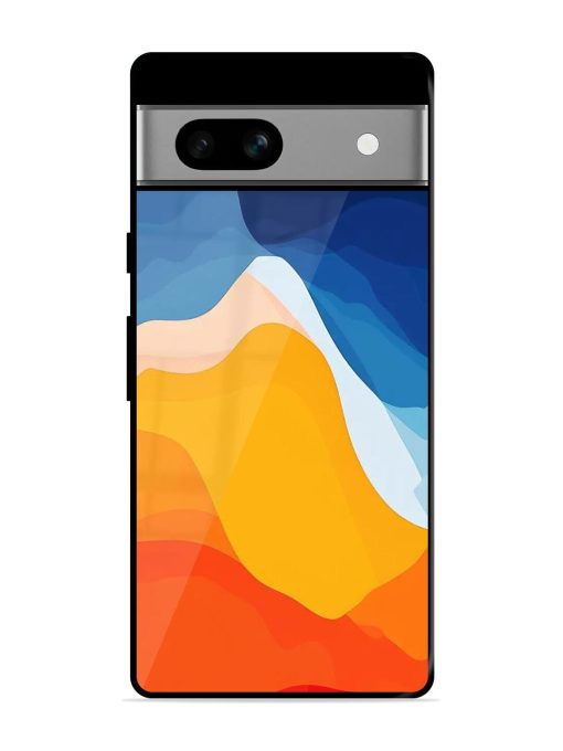 Liquid Landscape Glossy Soft Edge Case for Google Pixel 7A Chachhi