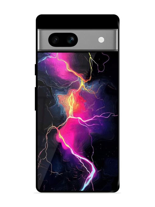 Electric Dreams Glossy Soft Edge Case for Google Pixel 7A Chachhi