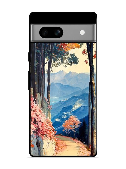 Mountainside Serenity Glossy Soft Edge Case for Google Pixel 7A Chachhi