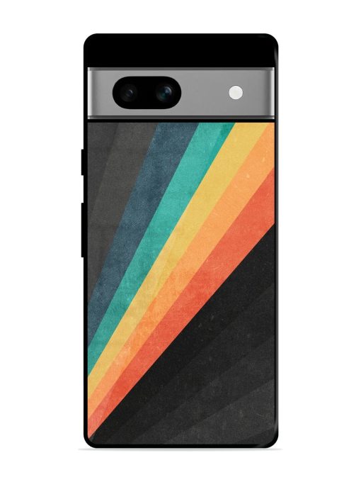 Retro Spectrum Glossy Soft Edge Case for Google Pixel 7A Chachhi