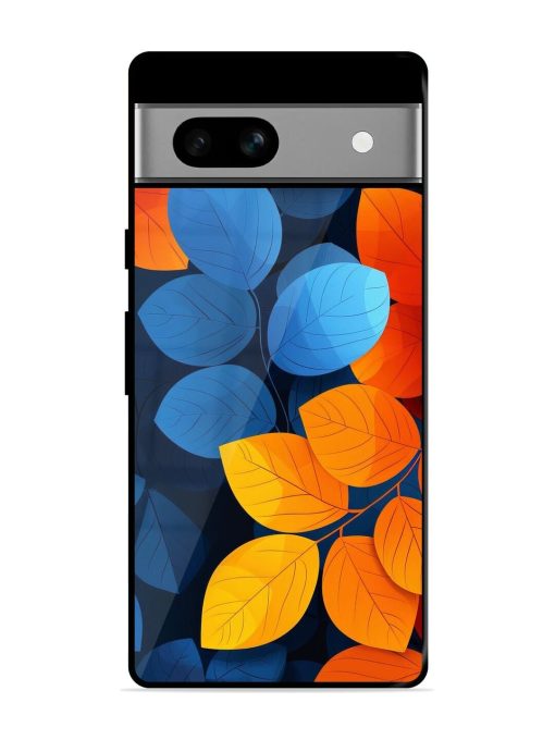 Autumn'S Contrast Glossy Soft Edge Case for Google Pixel 7A Chachhi