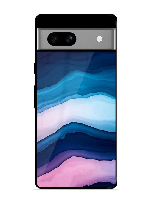 Oceanic Layers Glossy Soft Edge Case for Google Pixel 7A Chachhi