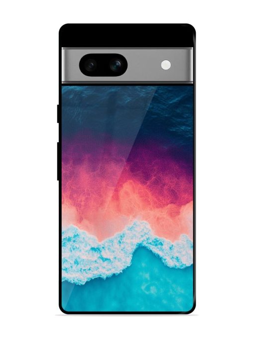 Where The Ocean Meets The Sky Glossy Soft Edge Case for Google Pixel 7A Chachhi