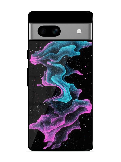 Cosmic Currents Glossy Soft Edge Case for Google Pixel 7A Chachhi