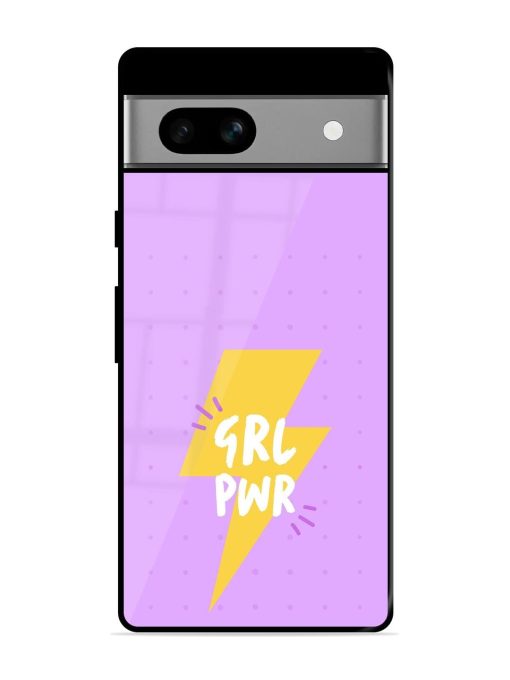 Girl Power Spark Glossy Soft Edge Case for Google Pixel 7A Chachhi