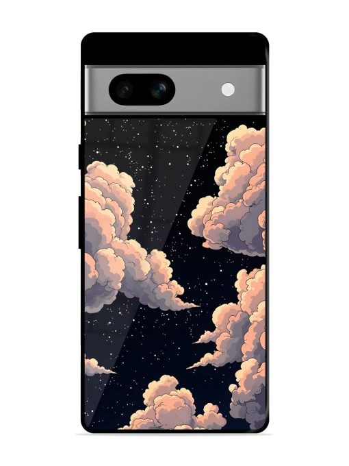 Starry Night Dreams Glossy Soft Edge Case for Google Pixel 7A Chachhi