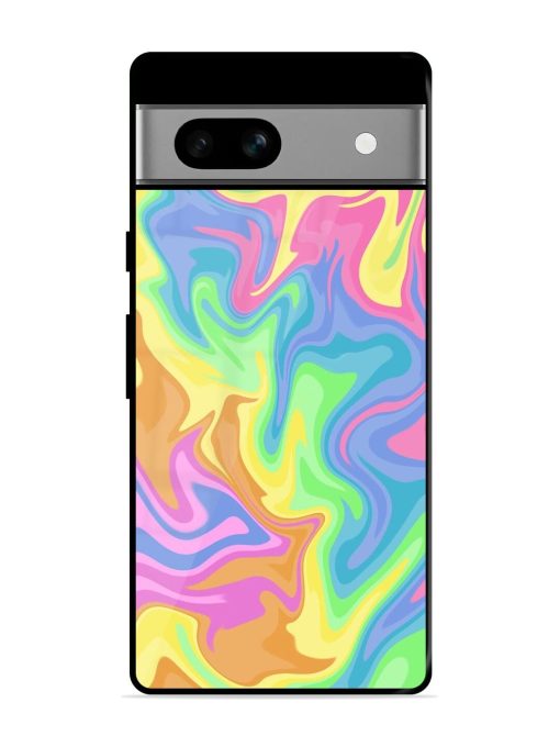 Whimsical Swirl Glossy Soft Edge Case for Google Pixel 7A Chachhi