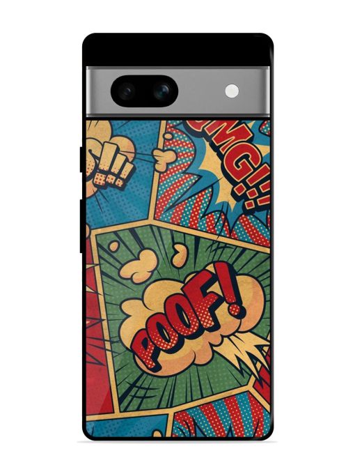 Comic Book Chaos Glossy Soft Edge Case for Google Pixel 7A