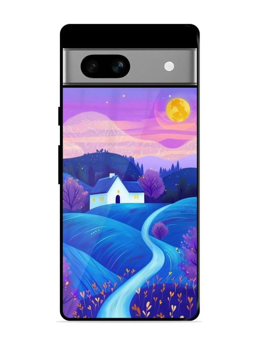 Moonlit Meadow Glossy Soft Edge Case for Google Pixel 7A Chachhi