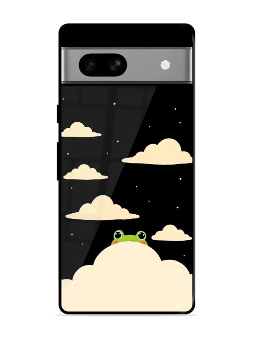 Froggy Night Sky Glossy Soft Edge Case for Google Pixel 7A Chachhi