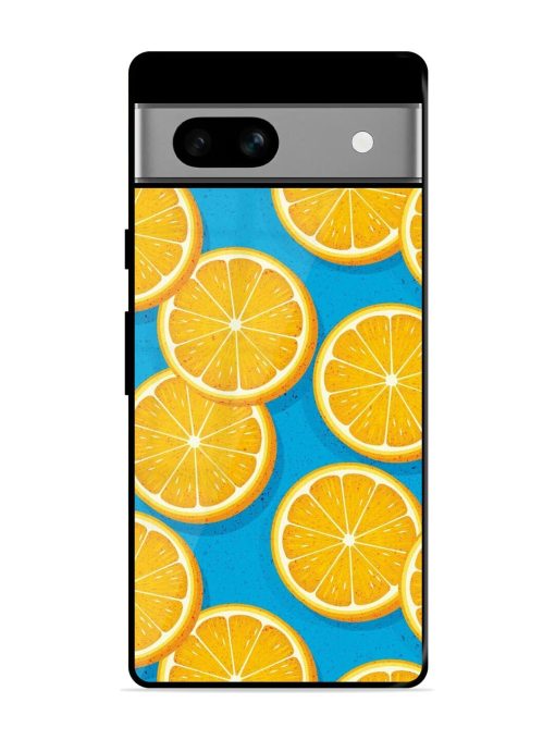 Citrus Symphony Glossy Soft Edge Case for Google Pixel 7A Chachhi