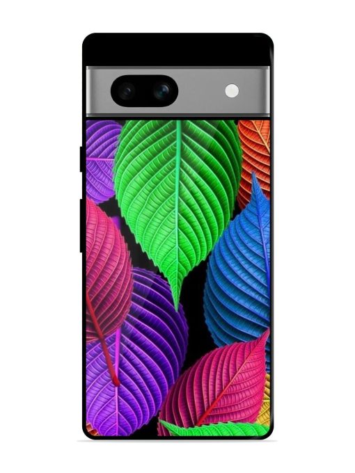 Rainbow Leaf Symphony Glossy Soft Edge Case for Google Pixel 7A Chachhi