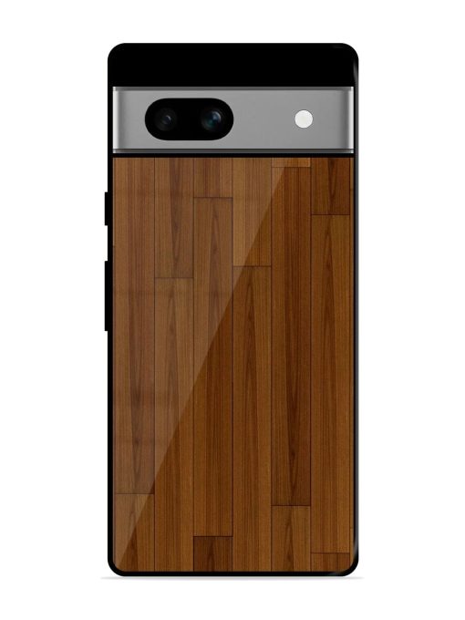 Warm Woodgrain Glossy Soft Edge Case for Google Pixel 7A Chachhi