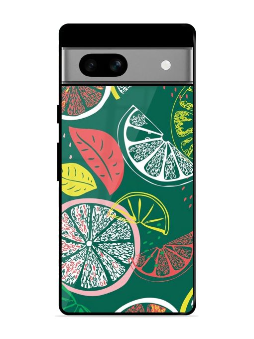 Citrus Symphony Glossy Soft Edge Case for Google Pixel 7A Chachhi