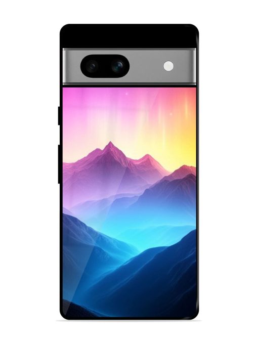 Cosmic Mountains Glossy Soft Edge Case for Google Pixel 7A Chachhi