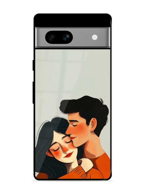 Craft Couples Glossy Soft Edge Case for Google Pixel 7A Chachhi