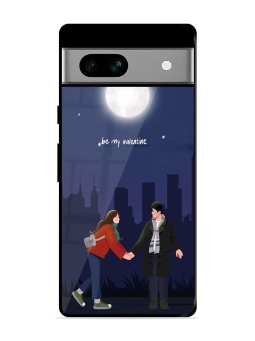 Moonlight Proposal Glossy Soft Edge Case for Google Pixel 7A Chachhi