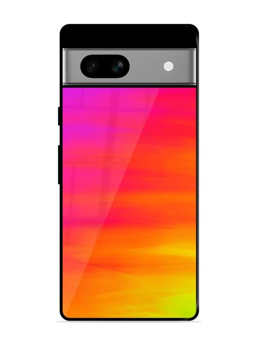 Neon Horizon Glossy Soft Edge Case for Google Pixel 7A Chachhi