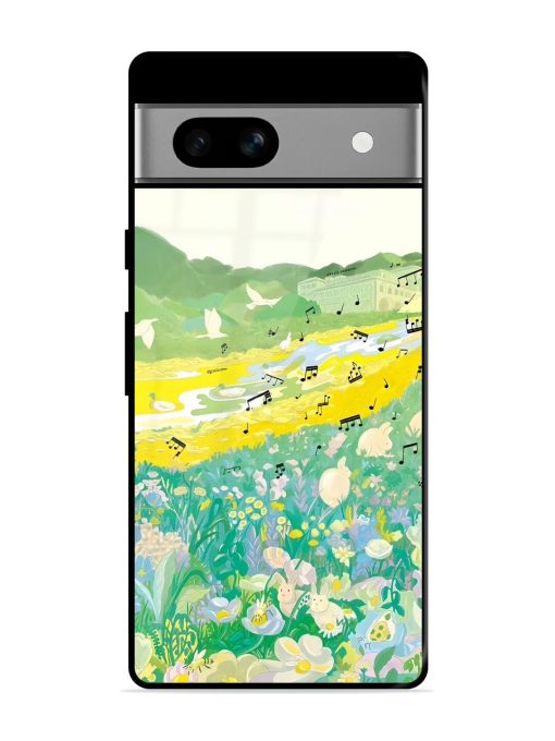 Melody In Bloom Glossy Soft Edge Case for Google Pixel 7A Chachhi