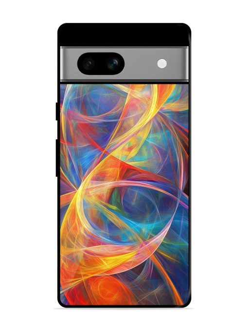 Cosmic Currents Glossy Soft Edge Case for Google Pixel 7A Chachhi