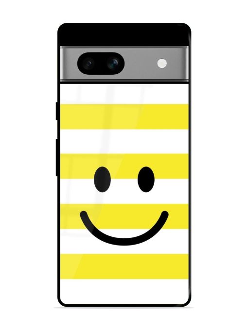 Smiling Stripes Glossy Soft Edge Case for Google Pixel 7A Chachhi