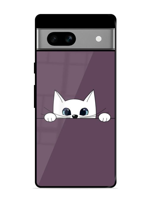 Peek-A-Boo Kitty Glossy Soft Edge Case for Google Pixel 7A Chachhi