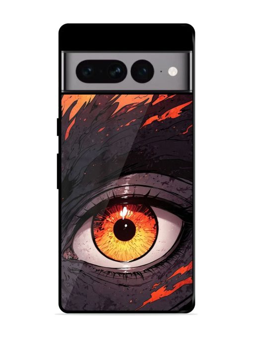 Inferno Gaze Glossy Soft Edge Case for Google Pixel 7 Pro Chachhi