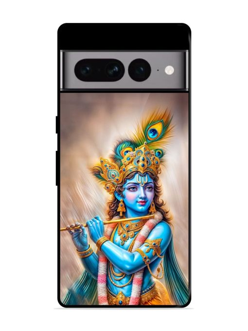 Divine Krishna Glossy Soft Edge Case for Google Pixel 7 Pro Chachhi