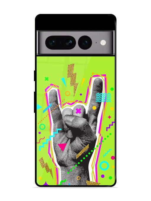 Neon Rock Glossy Soft Edge Case for Google Pixel 7 Pro Chachhi