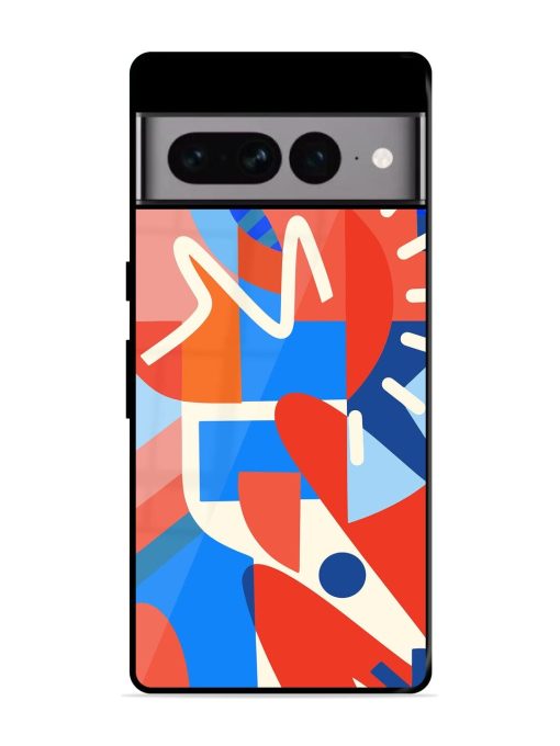 Abstract Harmony Glossy Soft Edge Case for Google Pixel 7 Pro Chachhi