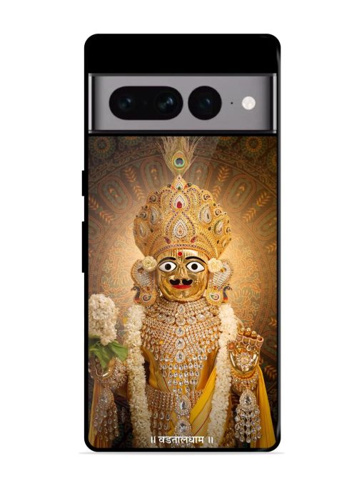 Hare Krishna Maharaj Glossy Soft Edge Case for Google Pixel 7 Pro Chachhi