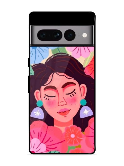 Blooming Serenity Glossy Soft Edge Case for Google Pixel 7 Pro Chachhi