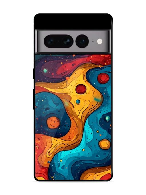 Cosmic Swirl Glossy Soft Edge Case for Google Pixel 7 Pro Chachhi