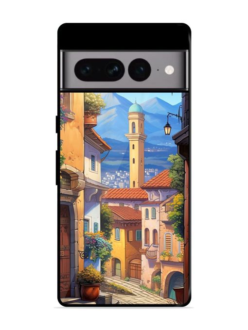 Tuscan Twilight Glossy Soft Edge Case for Google Pixel 7 Pro Chachhi