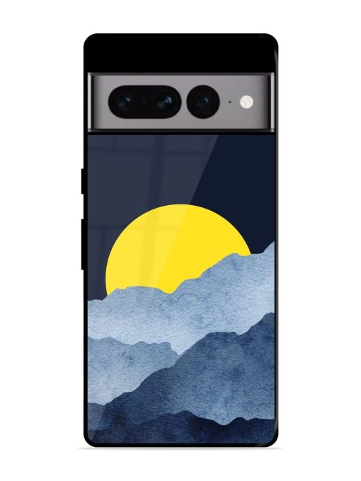 Golden Hour Horizon Glossy Soft Edge Case for Google Pixel 7 Pro Chachhi