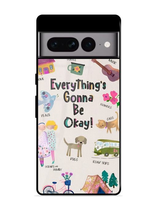 Sunshine And Smiles Glossy Soft Edge Case for Google Pixel 7 Pro Chachhi