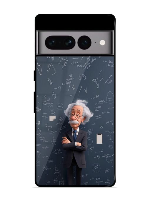 Albert Einstein Glossy Soft Edge Case for Google Pixel 7 Pro Chachhi