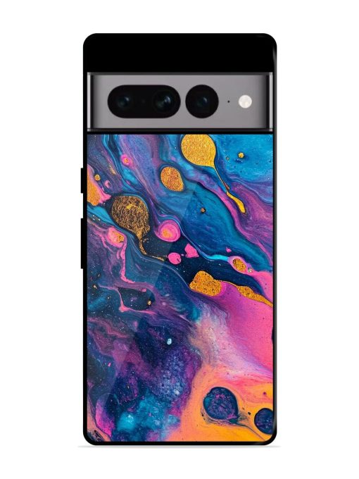 Cosmic Swirl Glossy Soft Edge Case for Google Pixel 7 Pro Chachhi